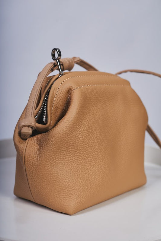 Cartera "Verona" – Camel Amarillo Medio