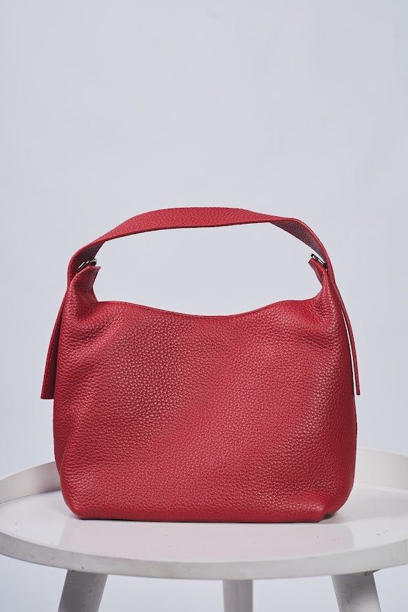 Cartera "Bérgamo" – Rojo Vibrante