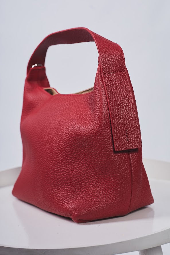 Cartera "Bérgamo" – Rojo Vibrante