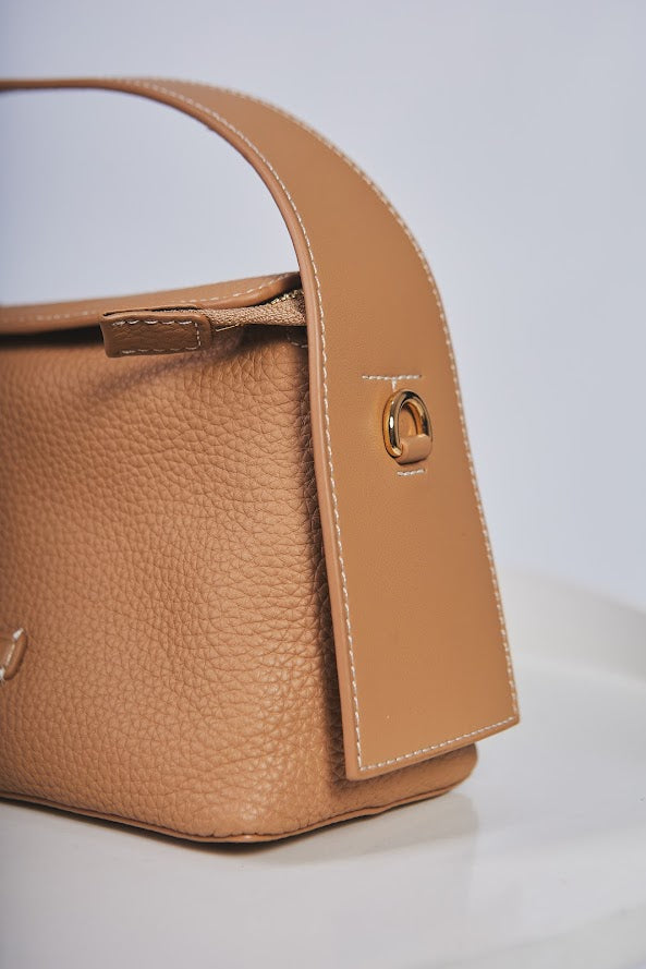 Cartera "Varenna" – Camel Claro