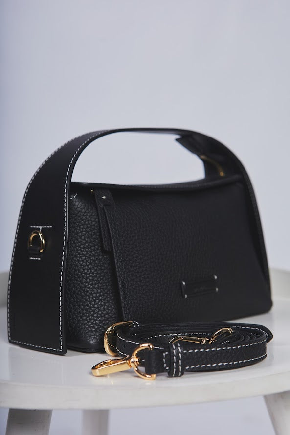 Cartera "Varenna" – Negro Clásico